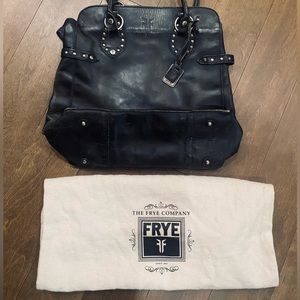 Leather distressed Frye tote